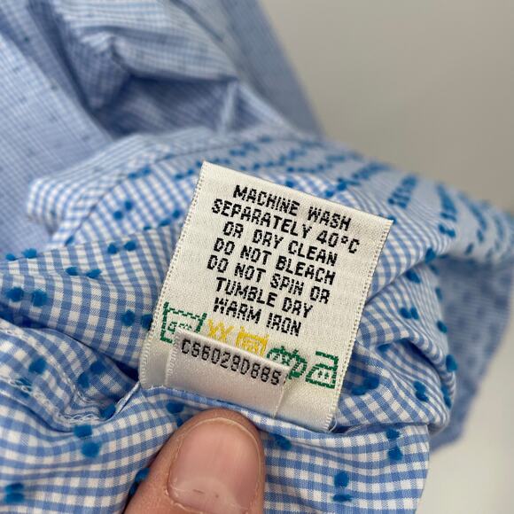 Bugatchi Uomo Men's Cotton Button Down // M 15.5, 34/35 - Picture 6 of 11